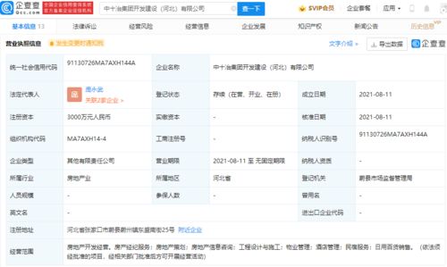 中國黃金集團關聯公司參股成立新公司，業務拓展至房地產開發與咨詢